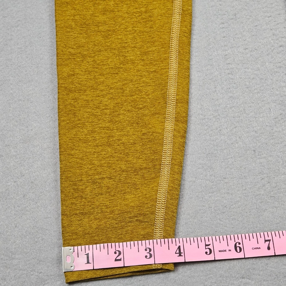 Beyond Yoga Womens Sz S Spacedye Crossover High Waisted Leggings Mustard Yellow - Picture 6 of 11